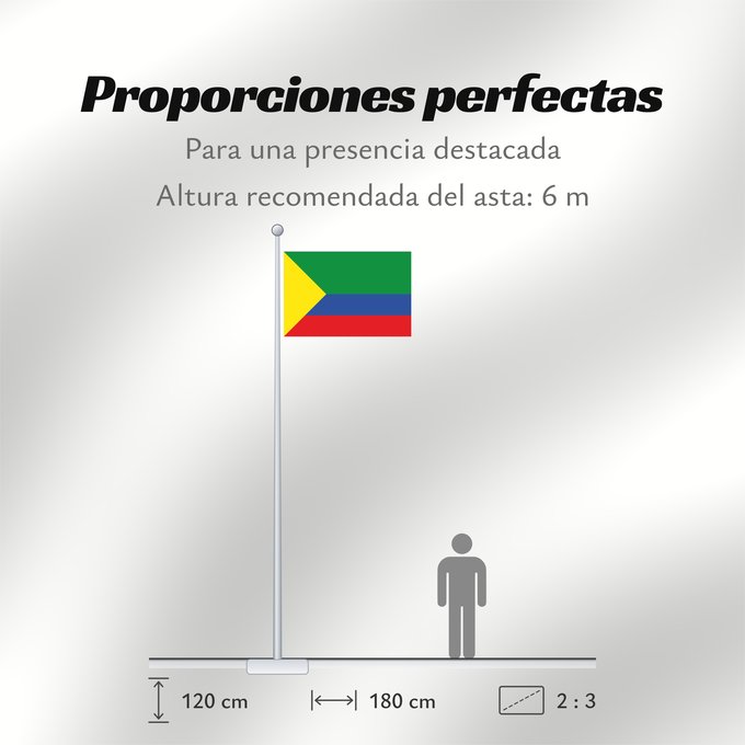 Proporciones de la bandera: La Cumbre Valle del Cauca La Cumbre (Valle del Cauca) Municipio de La Cumbre Valle del Cauca