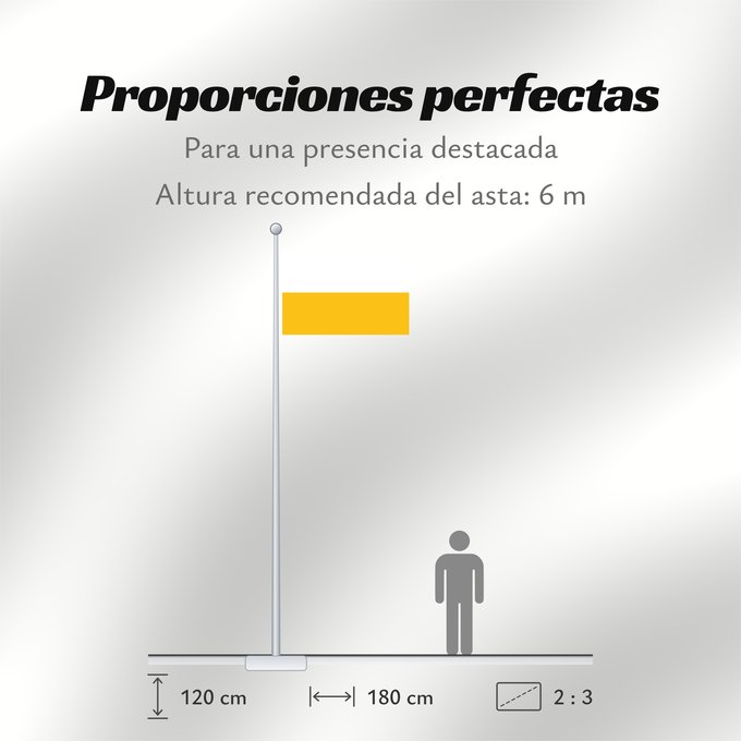 Proporciones de la bandera: Pasca Cundinamarca Pasca (Cundinamarca) Municipio de Pasca Cundinamarca
