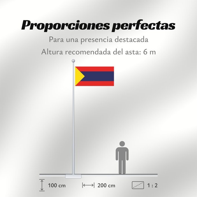 Proporciones de la bandera: Pasto