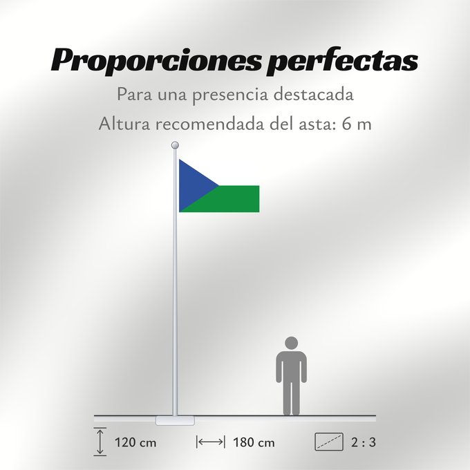 Proporciones de la bandera: Puerto Rondón Arauca Puerto Rondón (Arauca) Municipio de Puerto Rondón Arauca