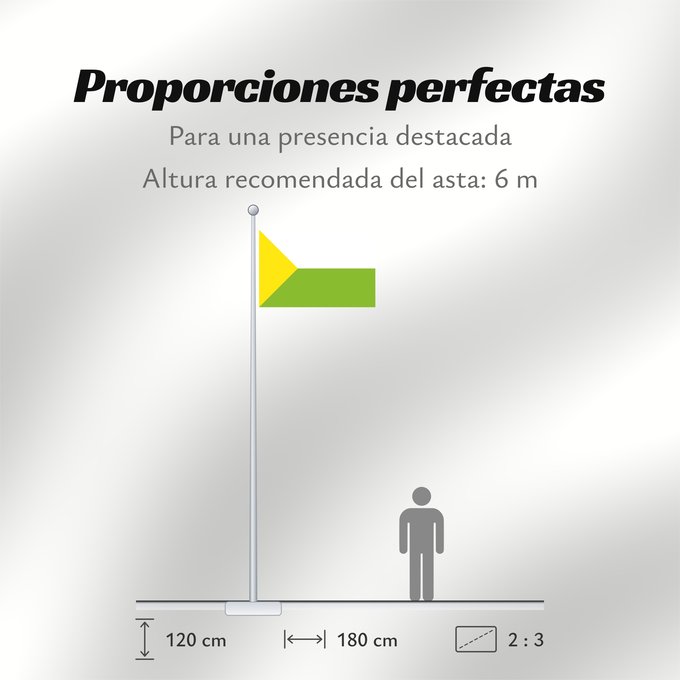 Proporciones de la bandera: Puerto Salgar  Cundinamarca	Puerto Salgar (Cundinamarca)	Municipio de Puerto Salgar  Cundinamarca