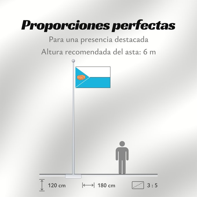 Proporciones de la bandera: Rondón Rondón Municipality Municipalité de Rondón Municipality Rondón, Boyacá, Colombia Gemeinde Rondón Comune di Rondón