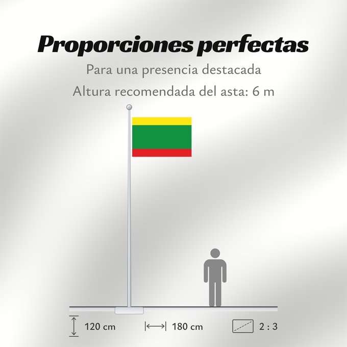 Proporciones de la bandera: Sabanalarga  Casanare	Sabanalarga (Casanare)	Municipio de Sabanalarga  Casanare