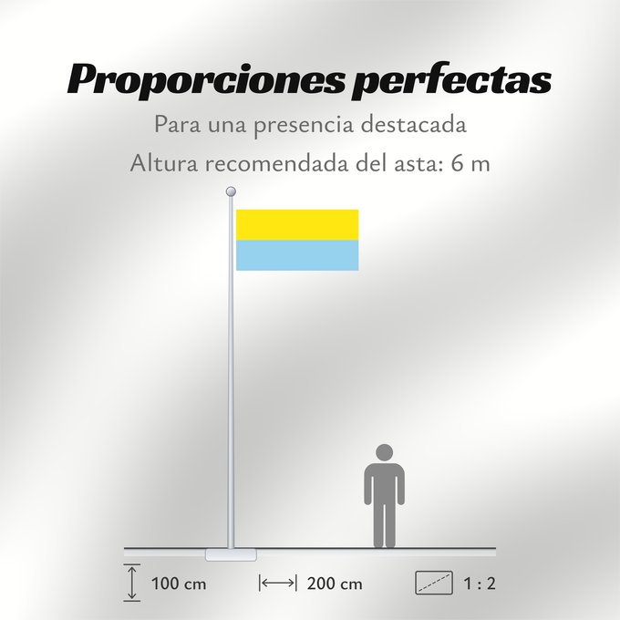 Proporciones de la bandera: Santuario Risaralda Santuario (Risaralda) Municipio de Santuario Risaralda