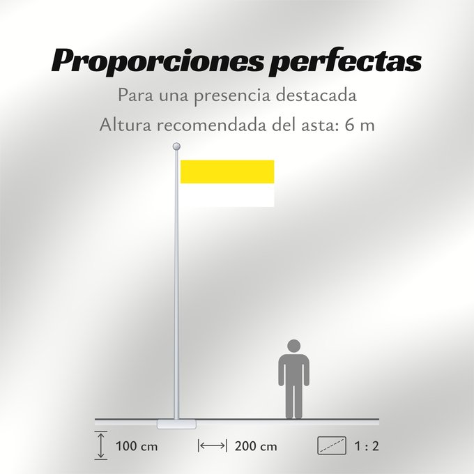 Proporciones de la bandera: Uribia  La Guajira	Uribia (La Guajira)	Municipio de Uribia  La Guajira