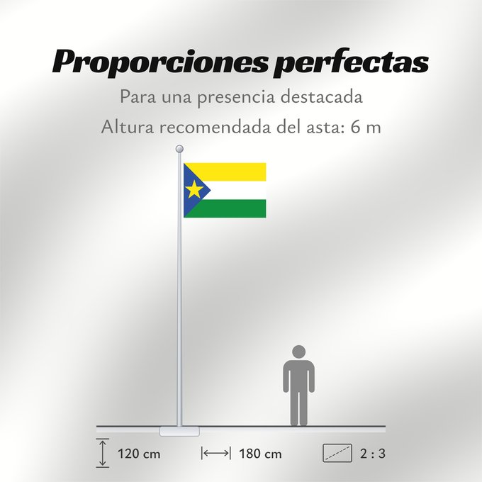 Proporciones de la bandera: Valencia Córdoba Valencia (Córdoba) Valence (Córdoba) Municipio de Valencia Córdoba