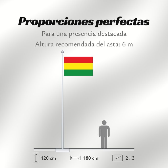 Proporciones de la bandera: Yopal  Casanare	Yopal (Casanare)	Municipio de Yopal  Casanare