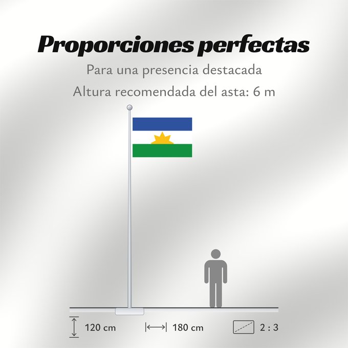 Proporciones de la bandera: Zapayán  Magdalena	Zapayán (Magdalena)	Municipio de Zapayán  Magdalena