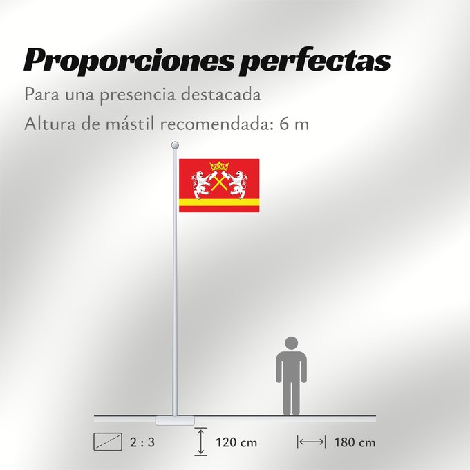 Proporciones de la bandera: Abertamy	Municipal flag of Abertamy town