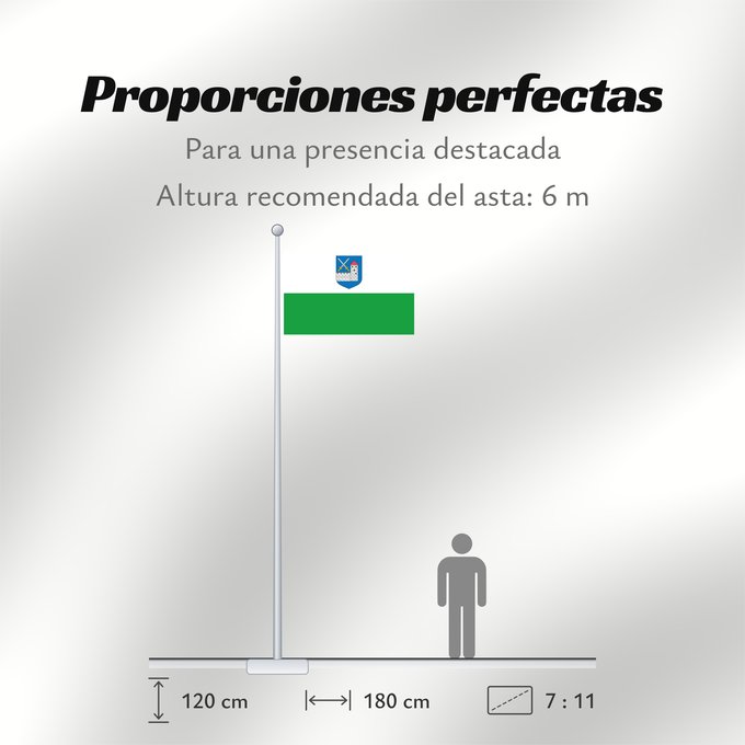 Proporciones de la bandera: Ida-Virumaa lipp	Ida-Virumaa