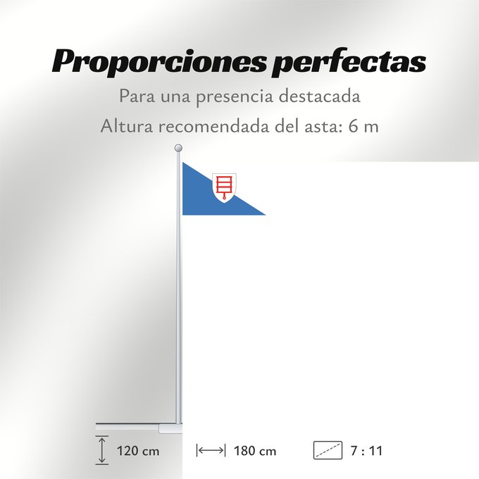 Proporciones de la bandera: Kuusalu Parish Kuusalu parish Kuusalu valla lipp