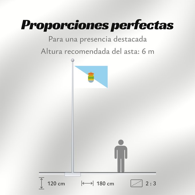 Proporciones de la bandera: Albox Spain	Albox, in Almería province, Spain	Albox	Rectangular