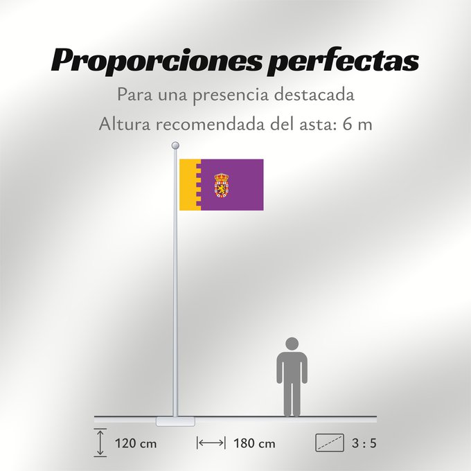 Proporciones de la bandera: Almonaster la Real Spain