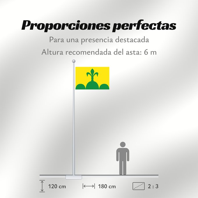 Proporciones de la bandera: Bellpuig Bellpuig Lleida, Catalonia, Spain Bellpuig, Lérida, España Bellpuig, Lleida, Espanya