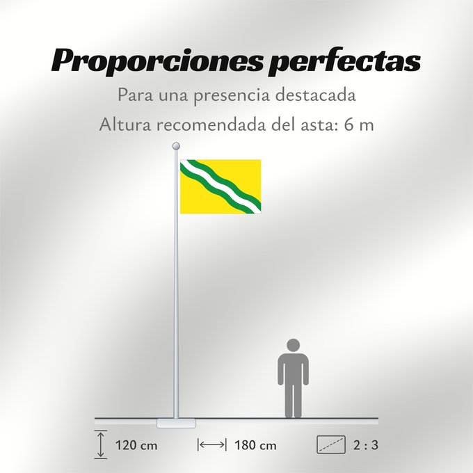 Proporciones de la bandera: Lentegí  Granada	Lentegí, Granada, Spain	Lentegí	Lentegí, Granada, España.