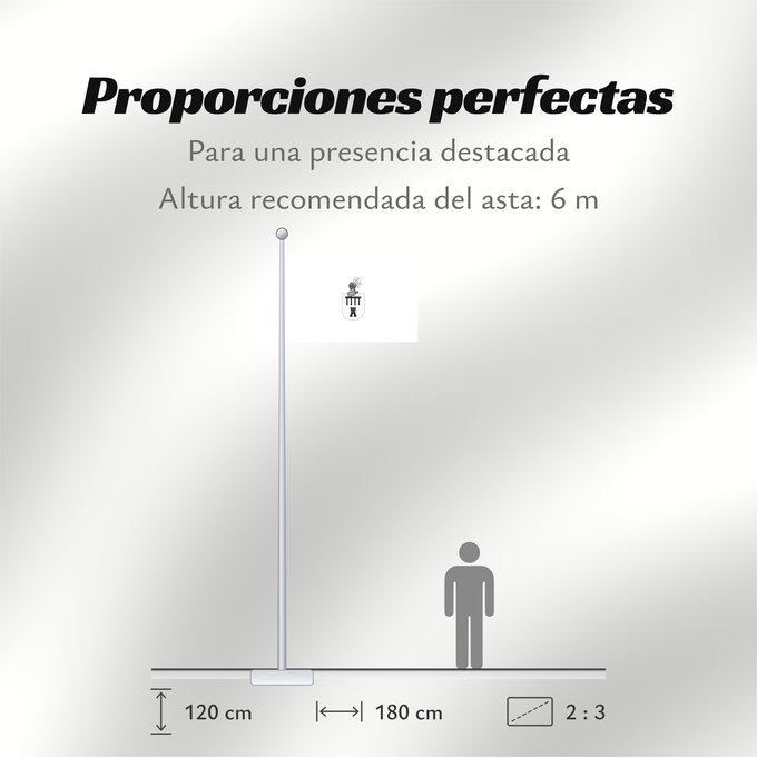 Proporciones de la bandera: Noáin	Municipio de Noáin  Navarra - España