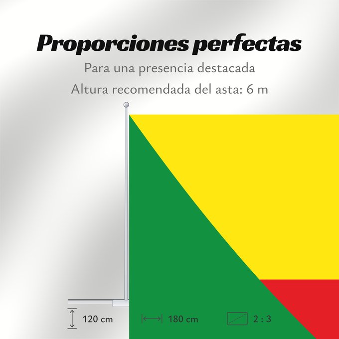 Proporciones de la bandera: D Oz de Tena	Hoz de Jaca