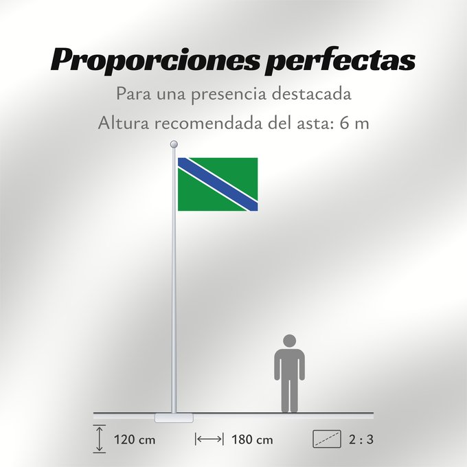 Proporciones de la bandera: Trevélez Spain	Trevélez, in Granada province, Spain	Trevélez	Rectangular
