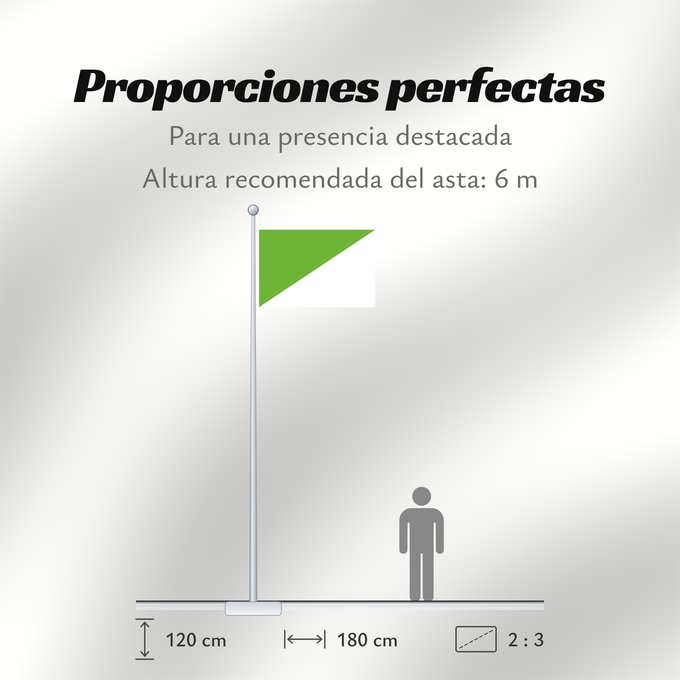 Proporciones de la bandera: Xert
