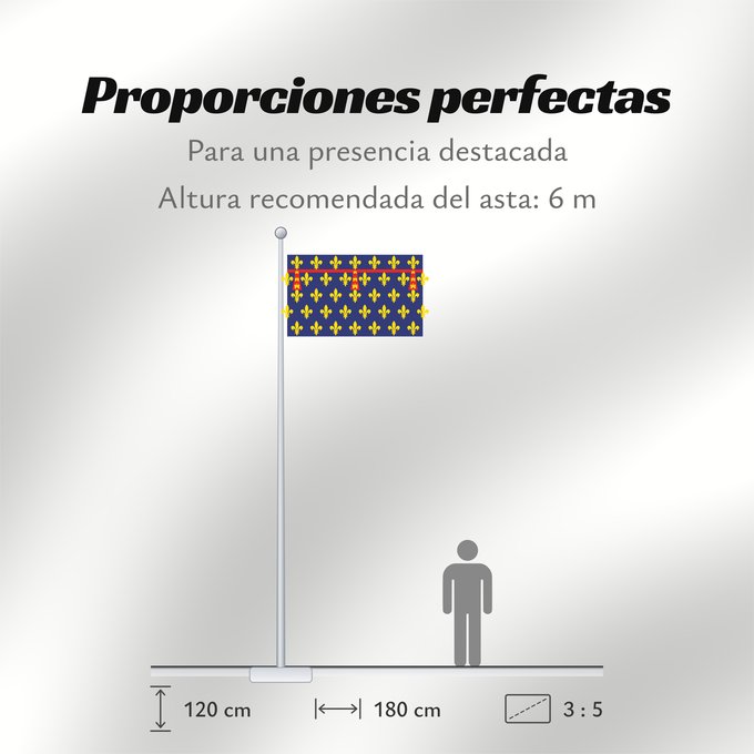 Proporciones de la bandera: Artois	Region Artois in France	Région Artois en France	L antiga provincia d Artois