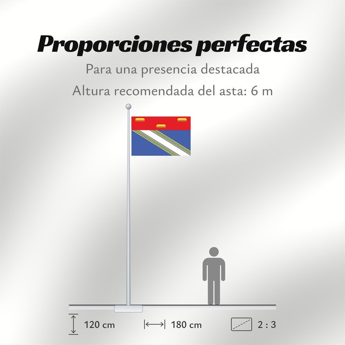 Proporciones de la bandera: Fr département Ardennes Ardennes Département de l Ardennes Ardenas Ardennen Ardenne
