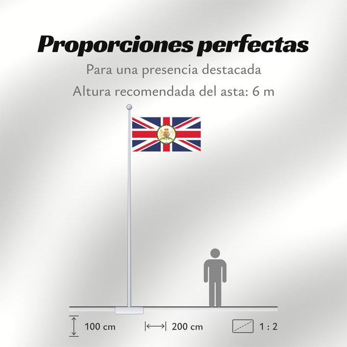 Proporciones de la bandera: British Ambassador British diplomatic flag used on the British Embassies British Ambassador Ensign Ambasciatore britannico Ensign