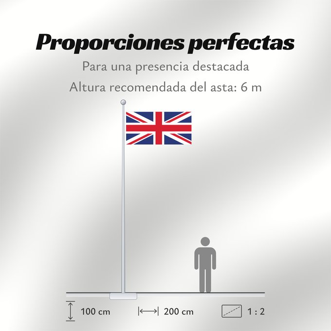 Proporciones de la bandera: Northern Ireland