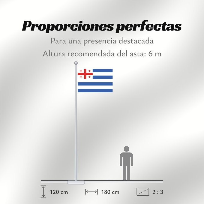 Proporciones de la bandera: Adjara Adjara Ajaria Adjaria Adscharien Adzharia Флаг Аджарии Прапор Аджарії