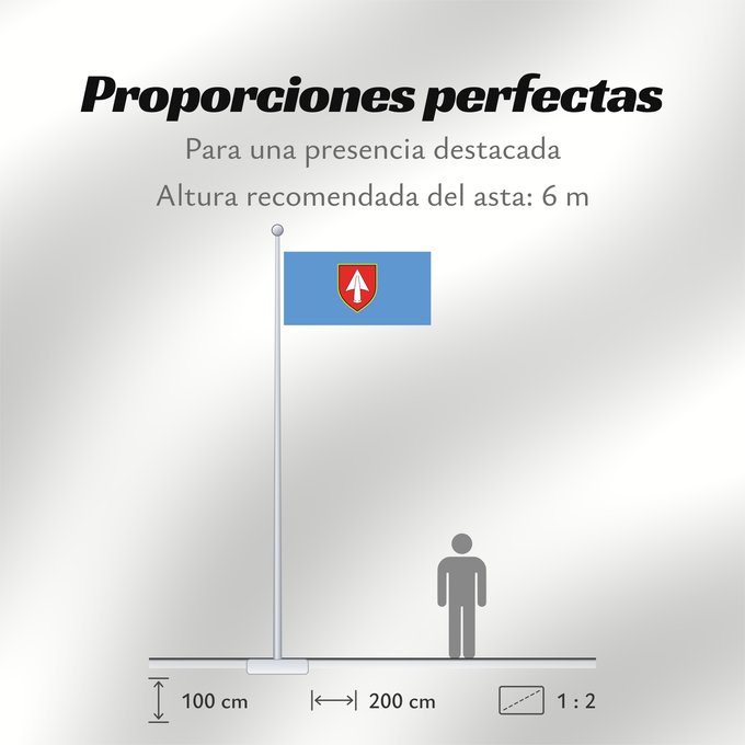Proporciones de la bandera: Kršana Municipality of Kršan Municipalité de Kršan Municipio de Kršan Gemeinde Kršan Comune di Chersano Općine Kršana Občine Kršana