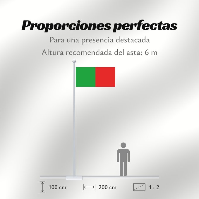 Proporciones de la bandera: County Mayo	Comté de Mayo	Condado de Mayo	Contea di Mayo