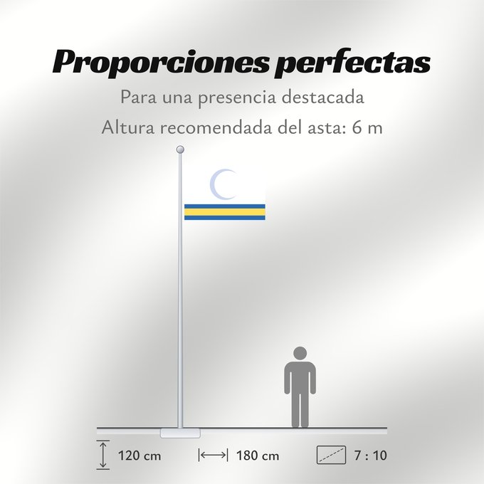Proporciones de la bandera: Proposed flag of Iraq  Coalition Provisional Authority	A proposal for the a future iraqi flag by the Coalition Provisional Authority from 2004, rejected after widespread criticism