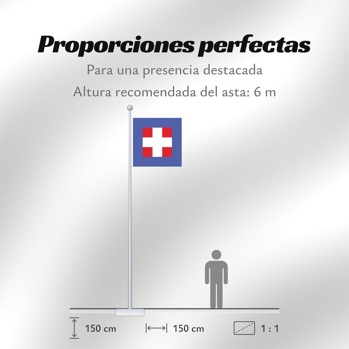 Proporciones de la bandera: Naval jack of Italy 1879 ca. 1900