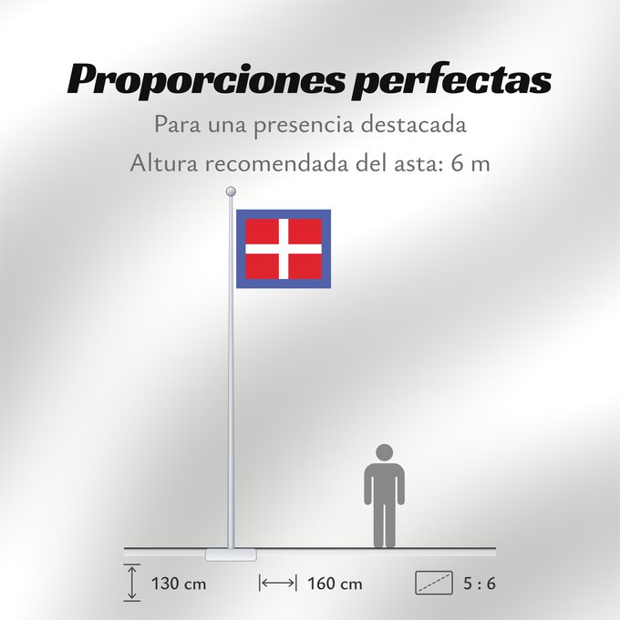 Proporciones de la bandera: Naval jack of Italy ca. 1900-1946