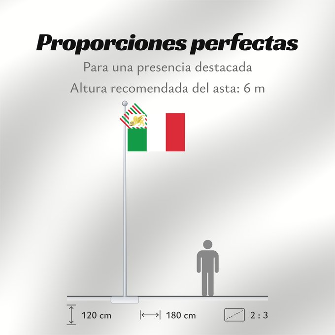 Proporciones de la bandera: Republic of Venice 1848–49	République de Venise 1848–49	República de Venecia 1848–49	Republik Venedig 1848–49	Repubblica di Venezia 1848–49	Reipublicae Venetae 1848–49	De ła Republica de Venesia 1848–49