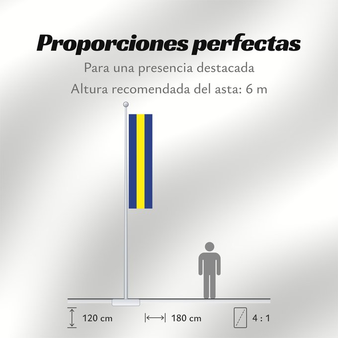Proporciones de la bandera: Gamprin Liechtenstein-1	Gamprin municipality	Gamprin	Gemeinde Gamprin