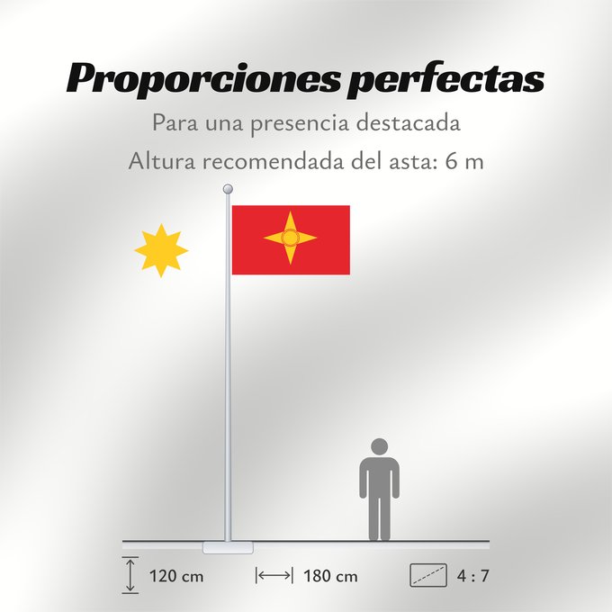 Proporciones de la bandera: Proposal of Macedonia - 5 One of the first 12 flag proposals for a new flag of Macedonia 1995 Proposition de la Macédoine - 5 (1995) Propuesta de Macedonia - 5 (1995) Mazedonien Vorschlag - 5 (1995) Proposta della Macedonia - 5 (1995) Едно од вкупноте 12