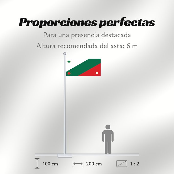 Proporciones de la bandera: Compañías Militares de Tabasco	Military Companies of Tabasco	Compagnies militaires de Tabasco	Compañias Militares de Tabasco	Militärkompanien von Tabasco	Compagnie Militari di Tabasco