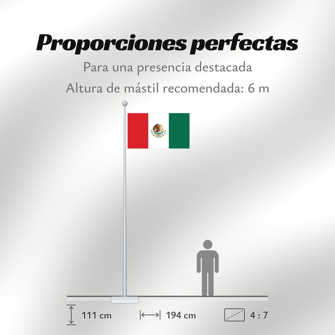 Proporciones de la bandera: Mexico  reverse	Mexico Official version of the Flag of the United Mexican States or Mexico	Mexique	México La actual bandera de los Estados Unidos Mexicanos	Mexiko	Messico	Mexico	México	Meksyku	علم المكسيك	Mïxiku wiphala	Meksika	Mèxic	Mexická vlajka	Mexico
