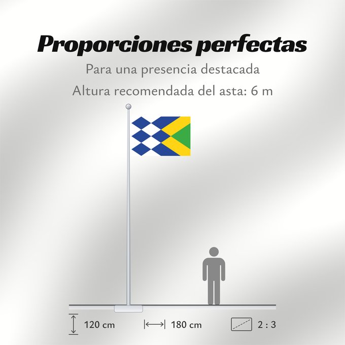 Proporciones de la bandera: Korendijk Dutch municipality of Korendijk