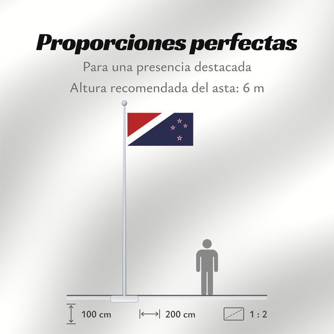 Proporciones de la bandera: John Traft s New Zealand