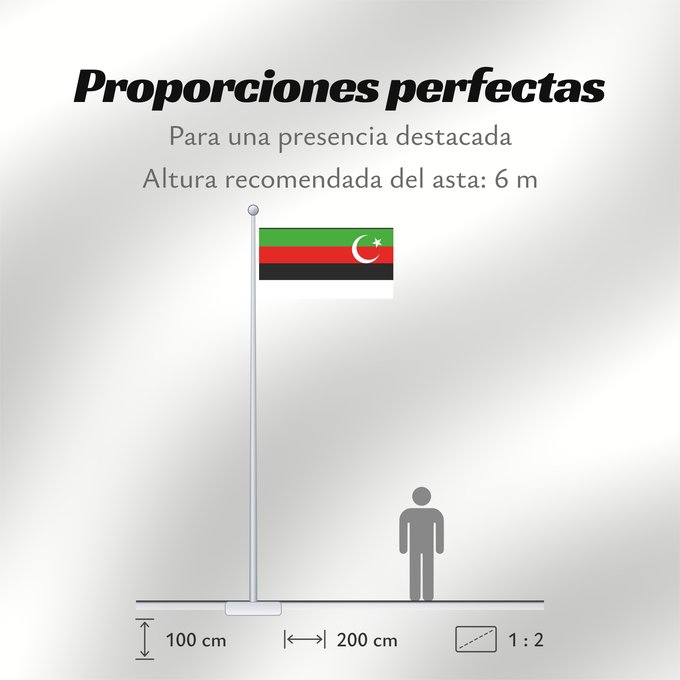 Proporciones de la bandera: State of Las Bela Historical Pakistani state of Las Bela État de Las Bela Estado de Las Bela Bundesstaat Las Bela Stato di Las Bela