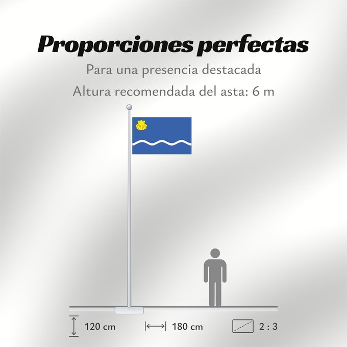 Proporciones de la bandera: Olsztyn