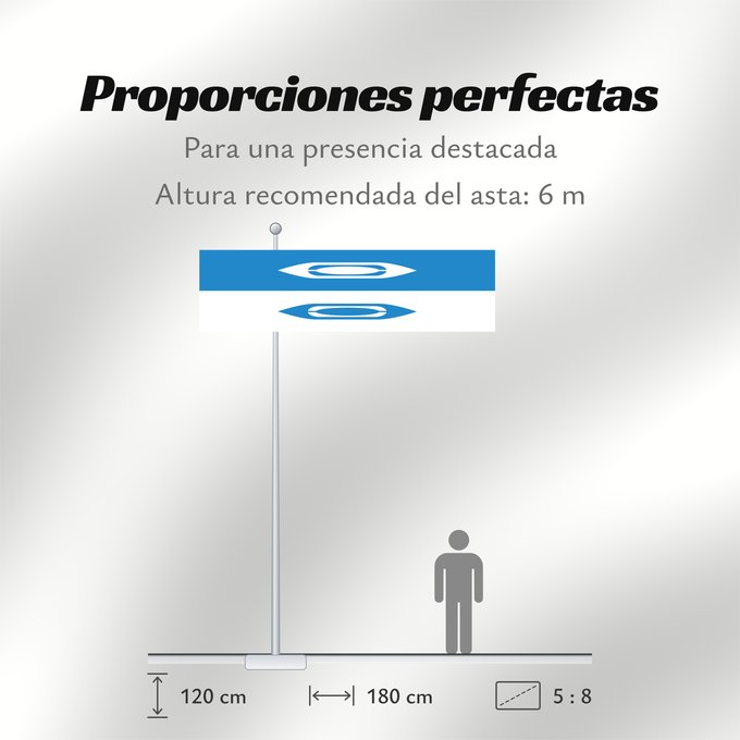 Proporciones de la bandera: POL Bielawa	Miasta Bielawa