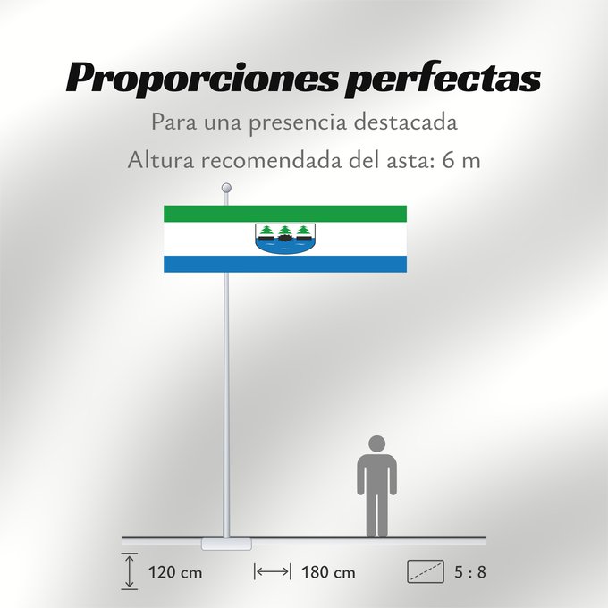 Proporciones de la bandera: POL Czersk	Czersk, Poland	Miasta i gminy Czersk, woj. pomorskie