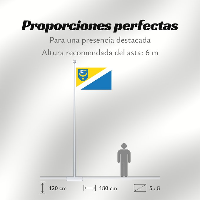 Proporciones de la bandera: POL gmina Żabno