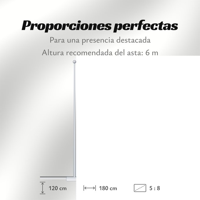 Proporciones de la bandera: POL gmina Dziemiany