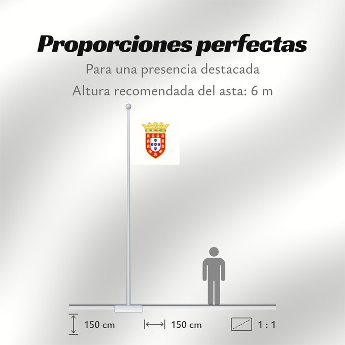 Proporciones de la bandera: Portugal  1495	Portugal (1495-1521)	Portogallo (1495-1521)	Portugal  1495-1521