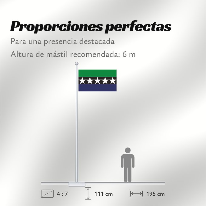 Proporciones de la bandera: Aimeliik Aimeliik state within Palau - colours and dimensions based on template at Aimeliik