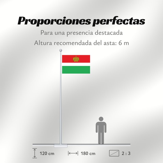 Proporciones de la bandera: Kaluga Oblast Oblast de Kalouga Óblast de Kaluga Oblast Kaluga