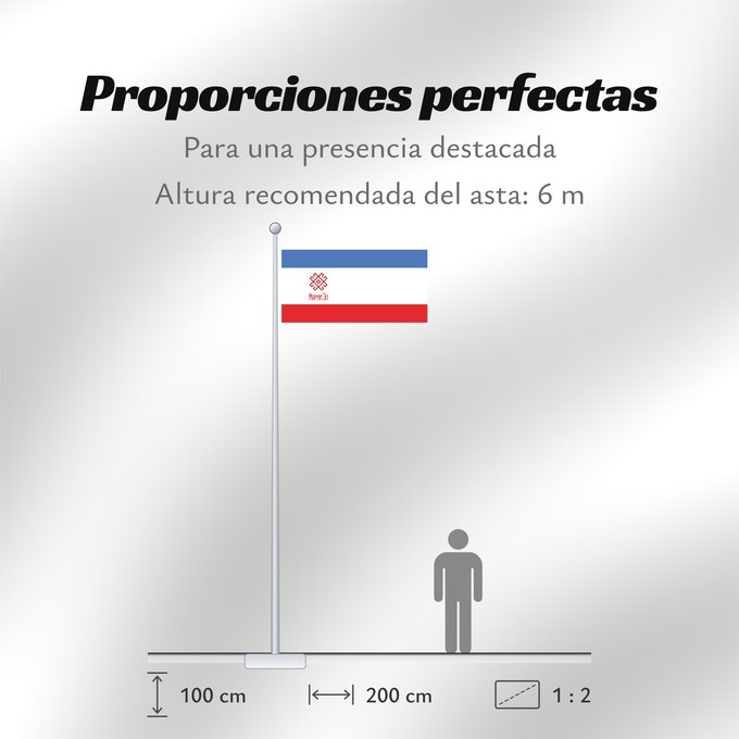 Proporciones de la bandera: Mari El 1992-2006 Former flag of Mari El 1992-2006 Mari El (ancien, 1992-2006) Mari El (anterior, 1992-2006) Mari El (ehemalig, 1992-2006) Mari El (ex, 1992-2006) Бывший Флаг Республики Марий Эл 1992-2006 гг Колишній Прапор Республіки Марій Ел 1992-200